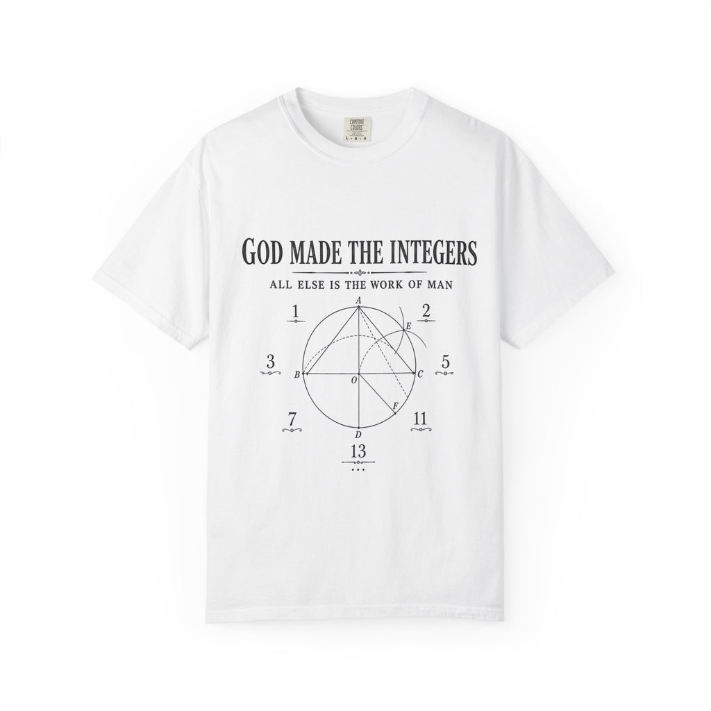 T-Shirt — "God made the integers"