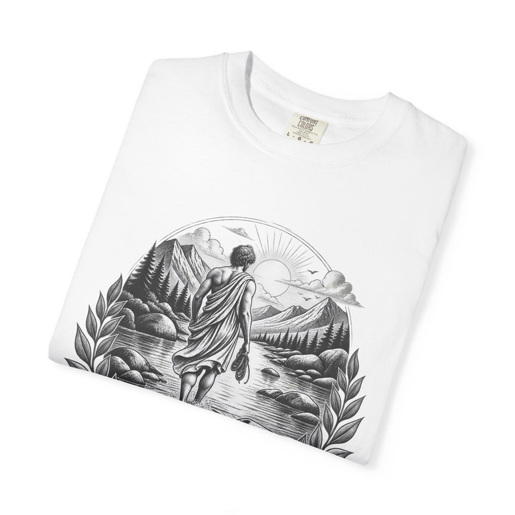 T-Shirt — "No man ever steps in the same river twice"