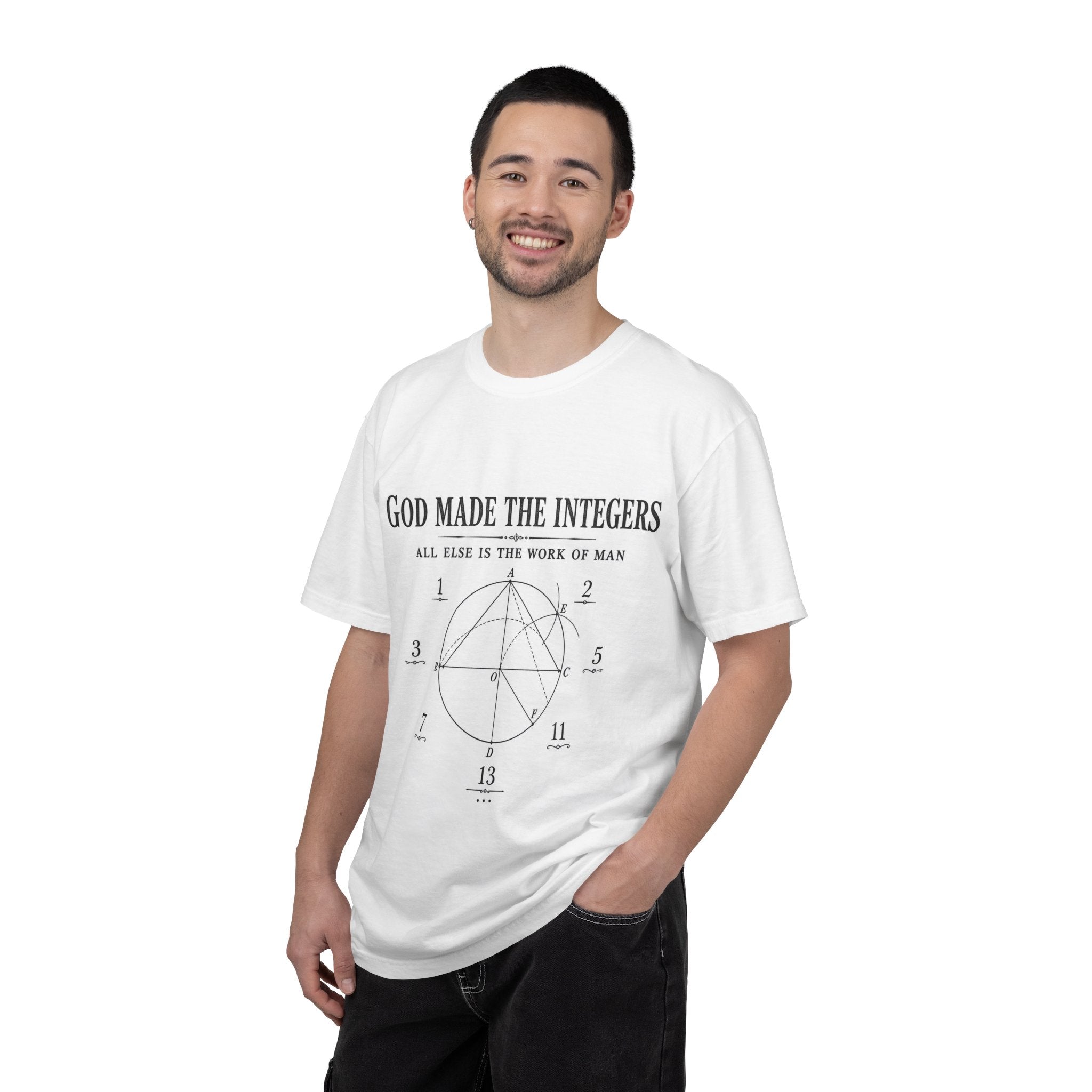 T-Shirt — "God made the integers"