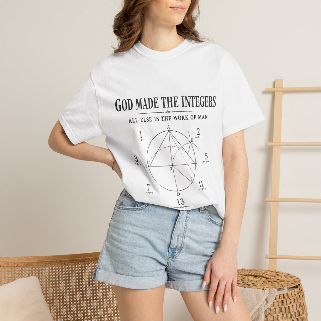 T-Shirt — "God made the integers"