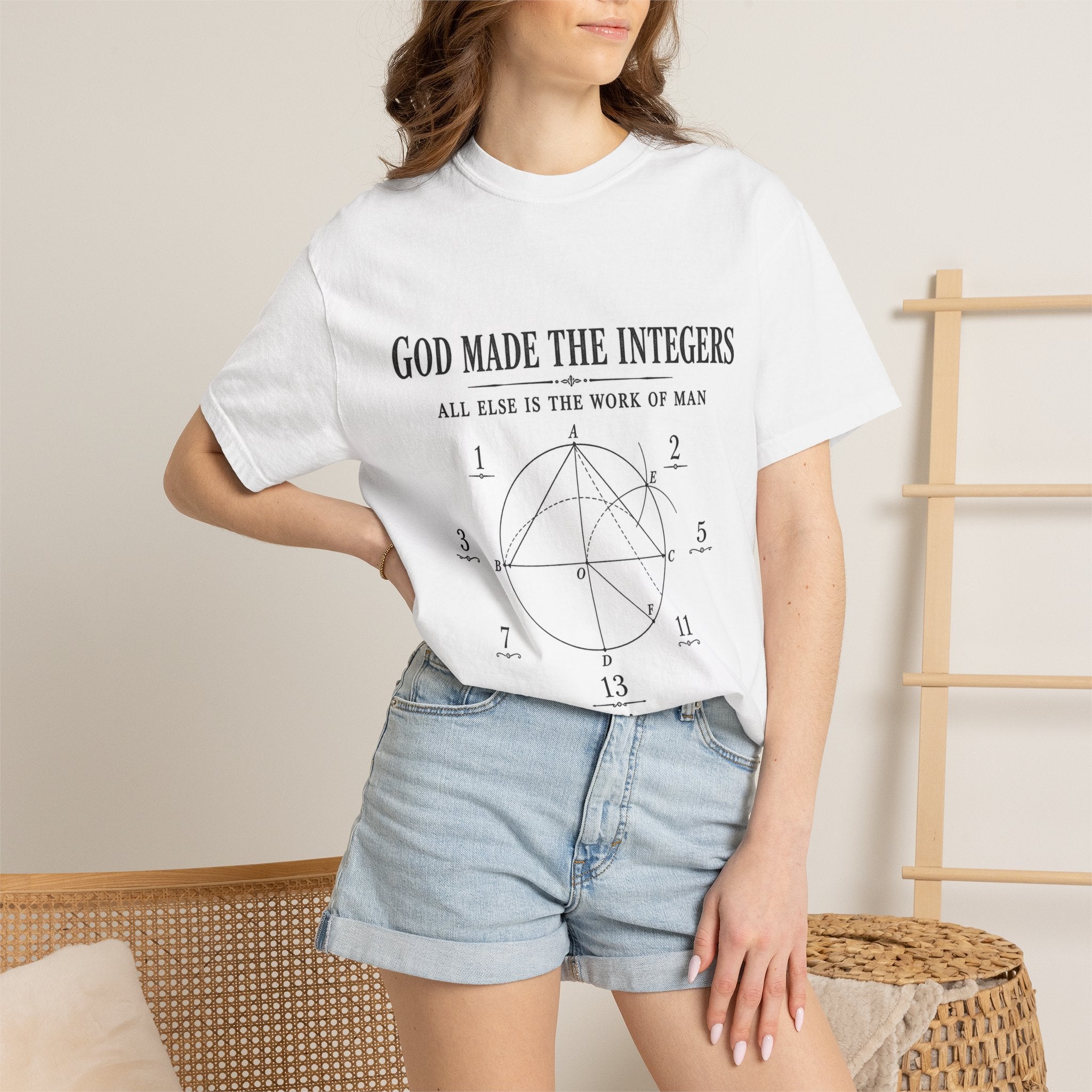 T-Shirt — "God made the integers"